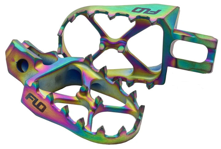 FLO Motosports Foot Pegs | SX Series Titanium