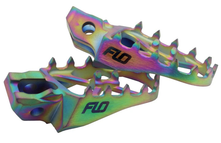 FLO Motosports Foot Pegs | SX Series Titanium