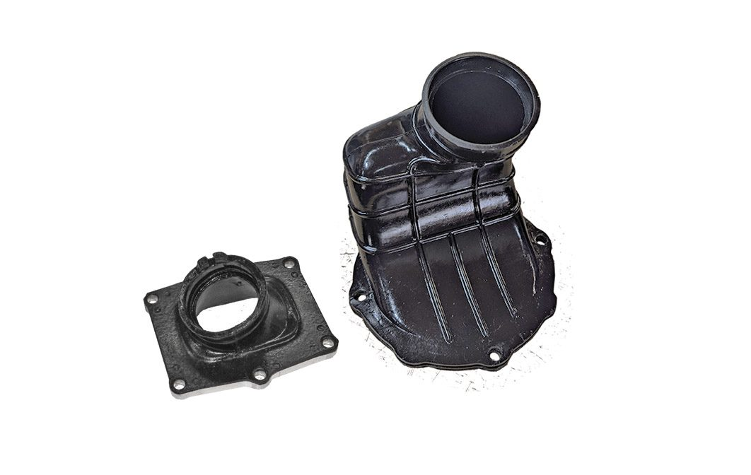 1984 Honda CR500 Air Boot & Intake Manifold (OEM 17253-ML3-16221-KA5) (FMR QVMX)
