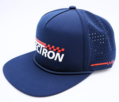 Navy Blue Lectron Snap Back Rope Hat