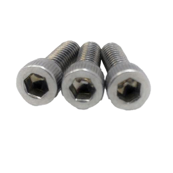 V-Twin Manufacturing Extended Chrome Float Bowl Screw Kit For S&S Super E & G Carbs